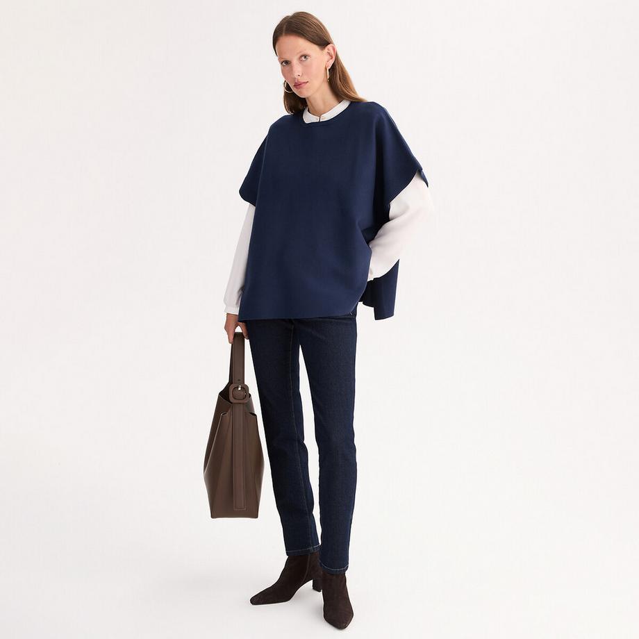 La Redoute Collections Poncho Rundhals  