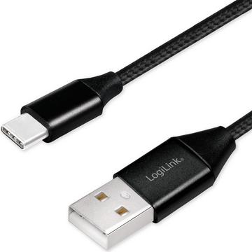 USB-USB-C Lade-/Synchronisierungskabel USB 2.0 15 W 0,3 m Textil