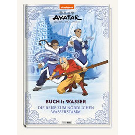 Avatar Der Herr der Elemente: Buch 1: Wasser - Die Reise zum nördlichen Wasserstamm Weber, Claudia Copertina rigida 