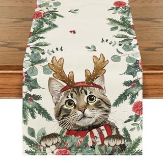 Alopini Décoration saisonnière hivernale pour table de cuisine Décoration intérieure pour fêtes de fin d'année  