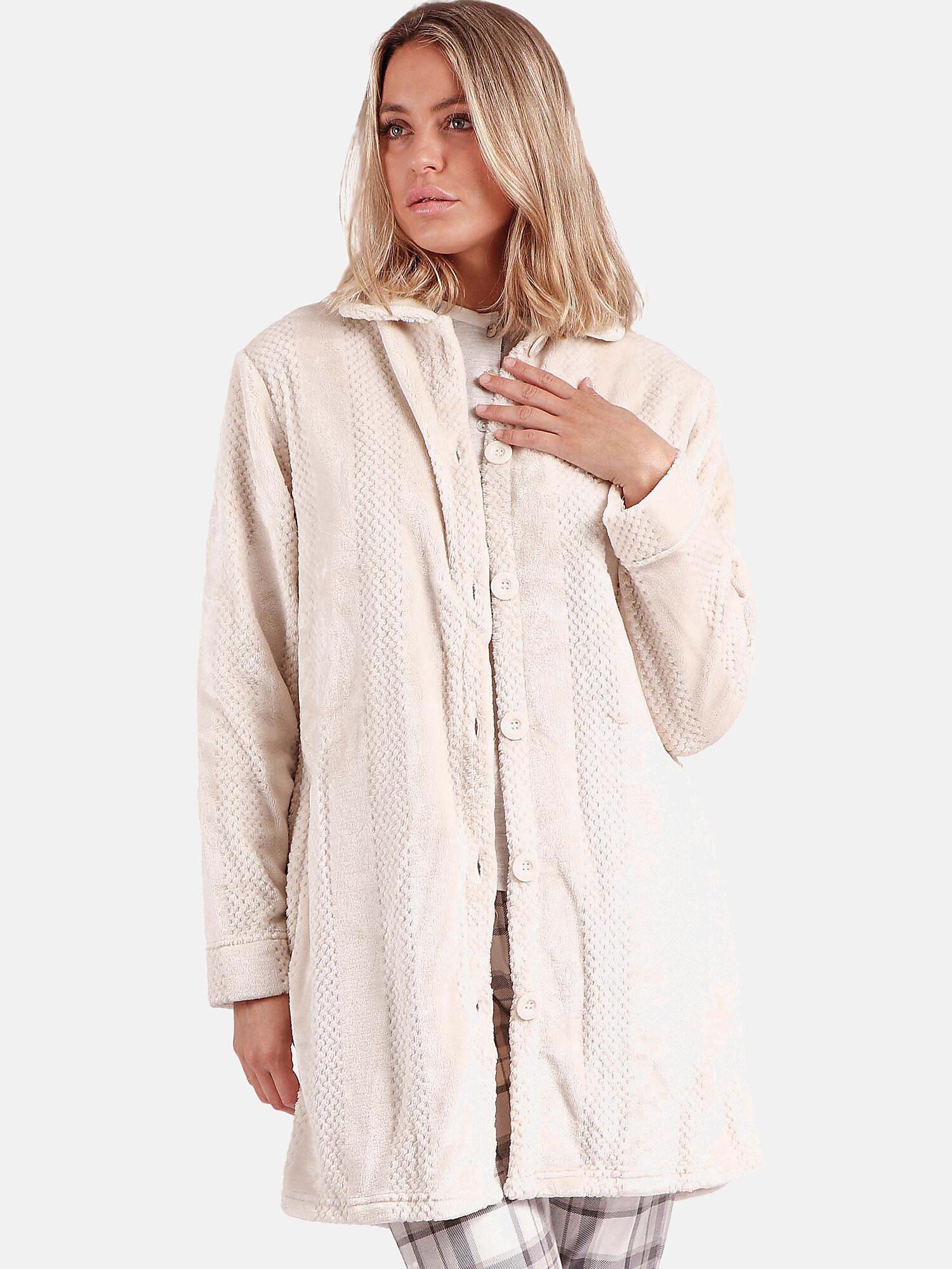 Image of Innenjacke Indian Scarf Damen Light Beige XL