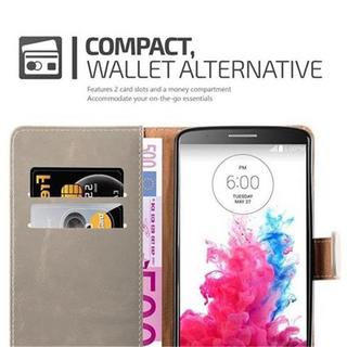 Cadorabo  Hülle für LG G3 Magnetverschluss, Kartenfach 