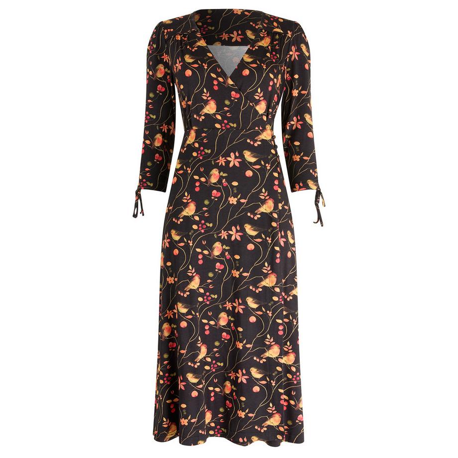 Joe Browns Festliches Rotkehlchen Print Kleid  