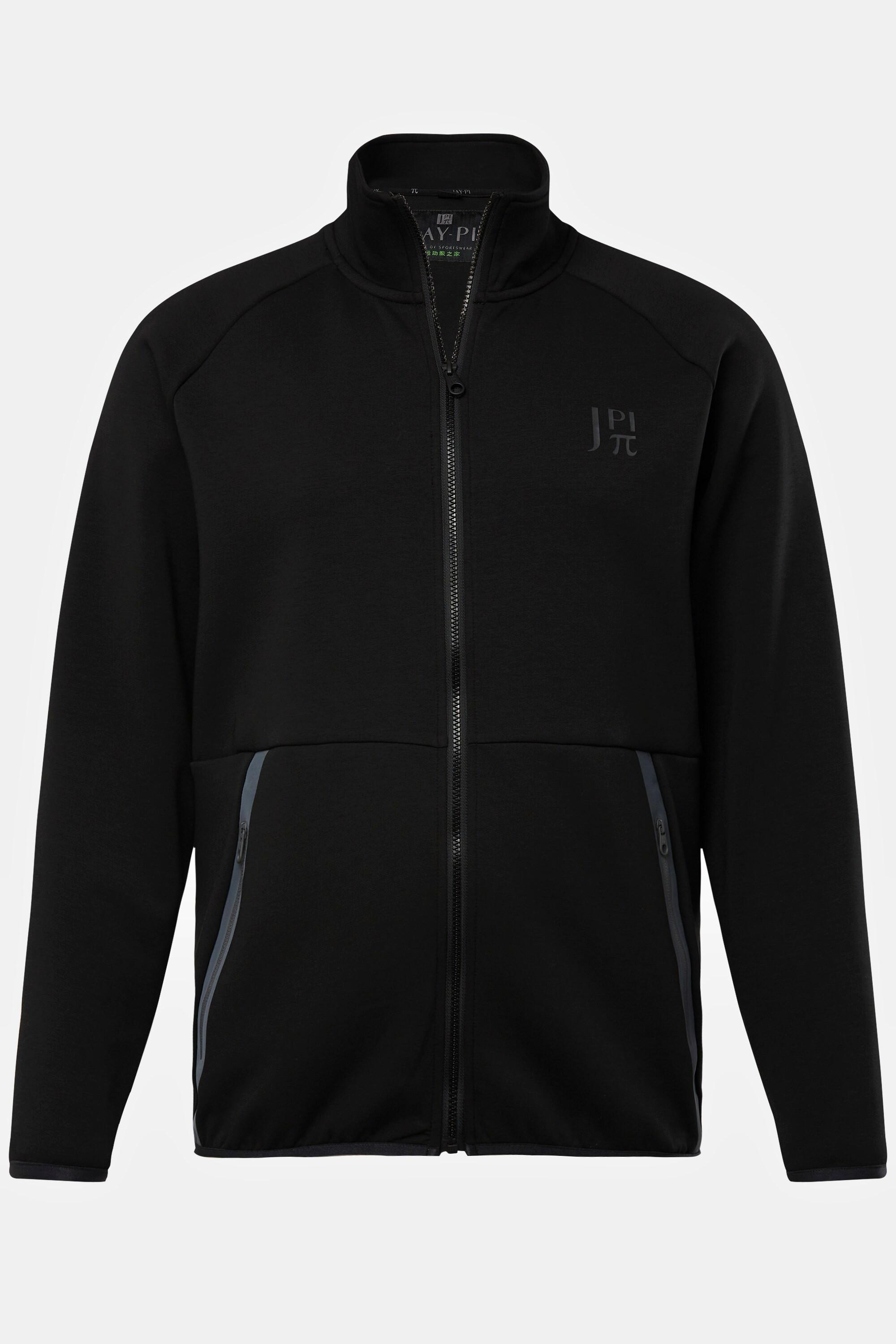 JP1880  Veste en molleton FLEXNAMIC®, collection Fitness, col montant, poches zippées 