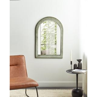 Beliani Miroir en Velours Moderne HURIEL  