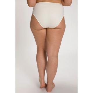 Ulla Popken  Culotte, empiècements en dentelle florale, microfibre 