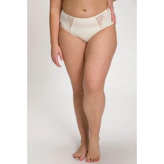 Ulla Popken  Culotte, empiècements en dentelle florale, microfibre 