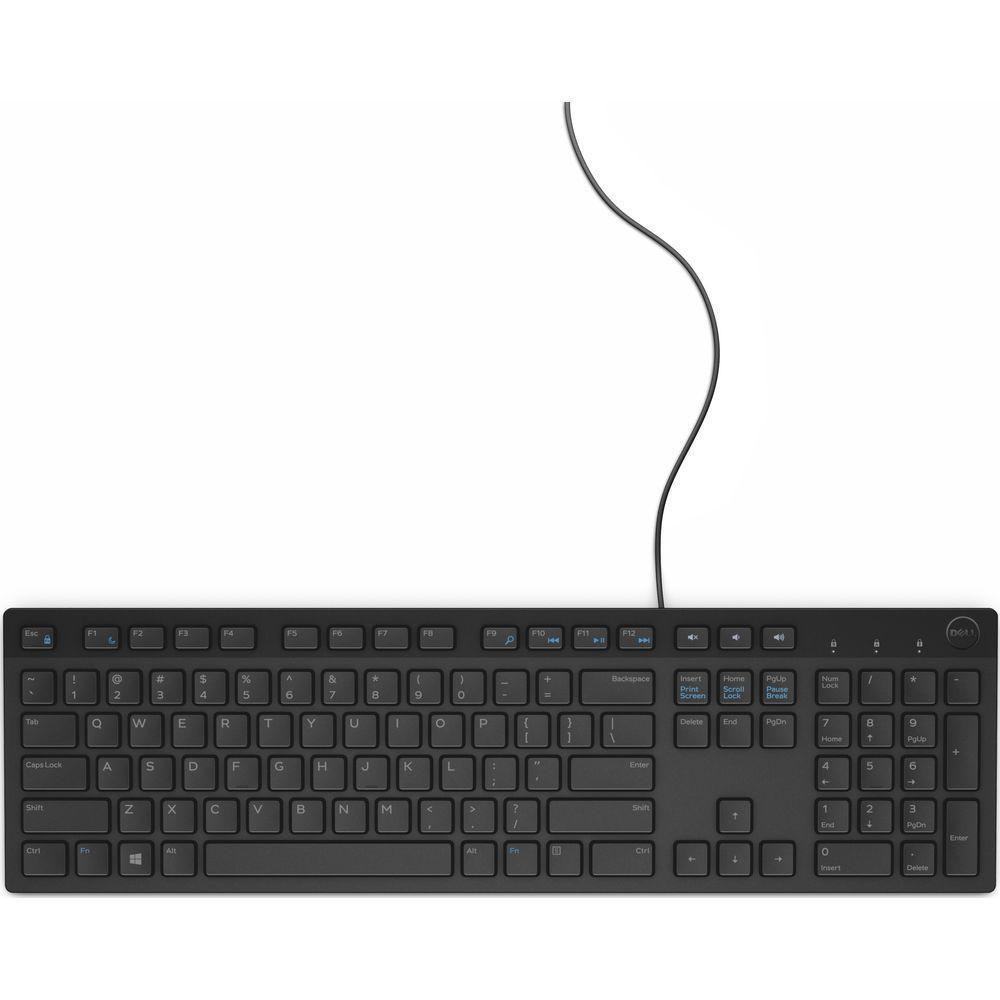 Dell  KB216 tastiera Casa USB QWERTZ Tedesco Nero 