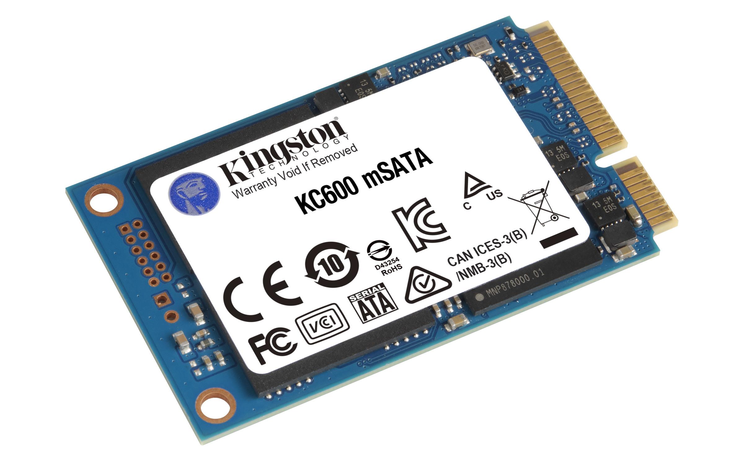 Kingston  KC600 (512 GB, mSATA) 