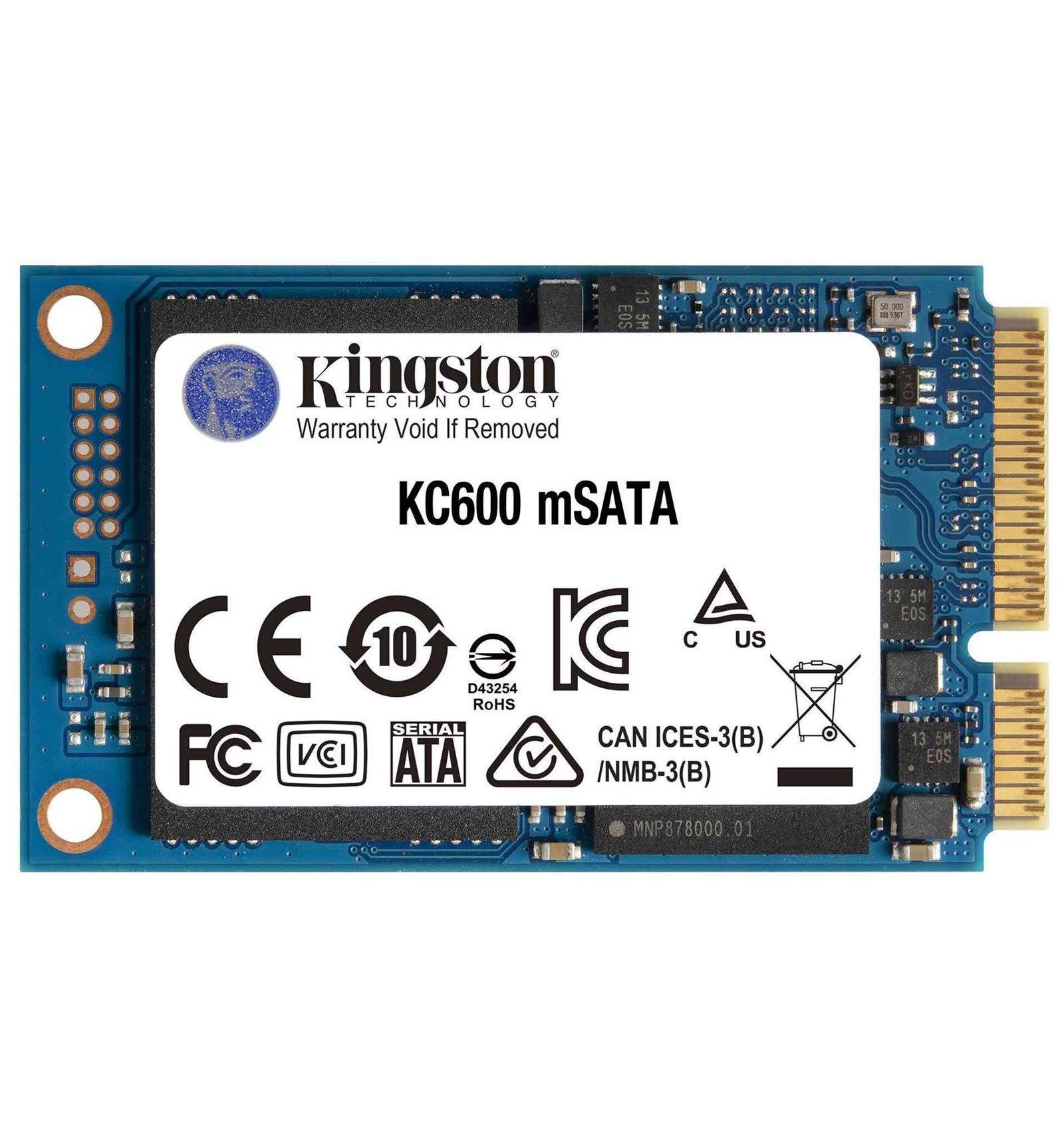 Kingston  KC600 (512 GB, mSATA) 