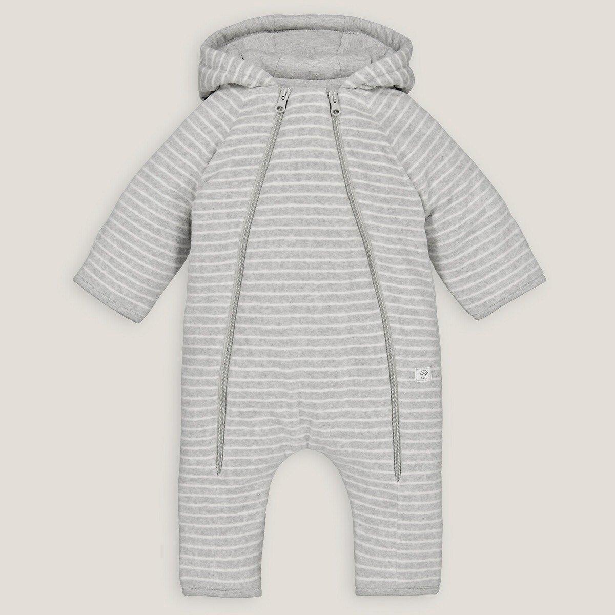 Image of Samt-overall Mit Kapuze Unisex Weiss Bedruckt 6 mesi