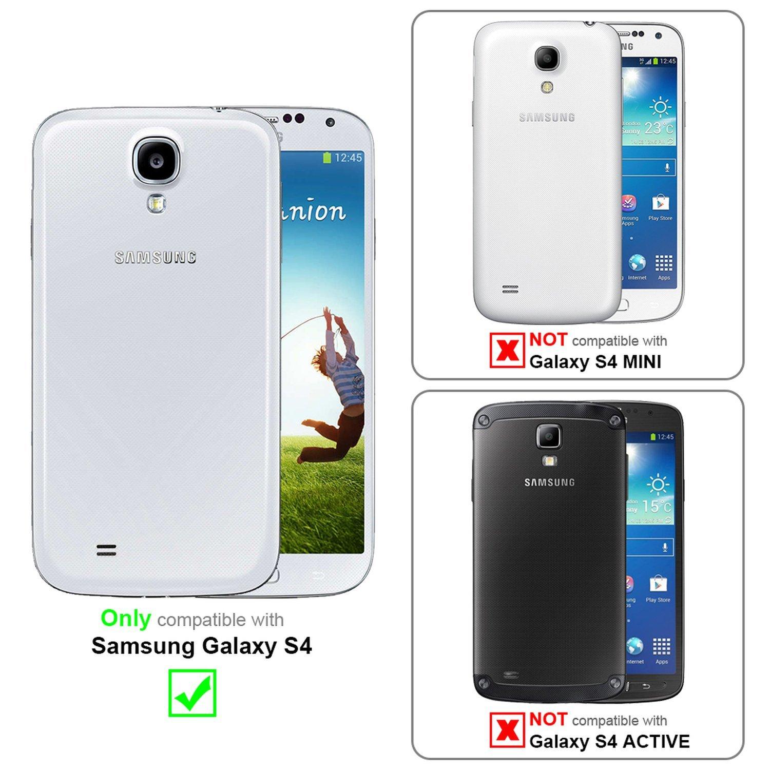 Cadorabo  Housse compatible avec Samsung Galaxy S4 - Coque de protection SANS fermeture magnétique avec fonction de support et support d'angle 