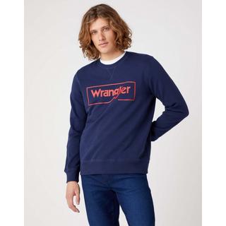 Wrangler  Sweatshirt Frame Logo Crew 