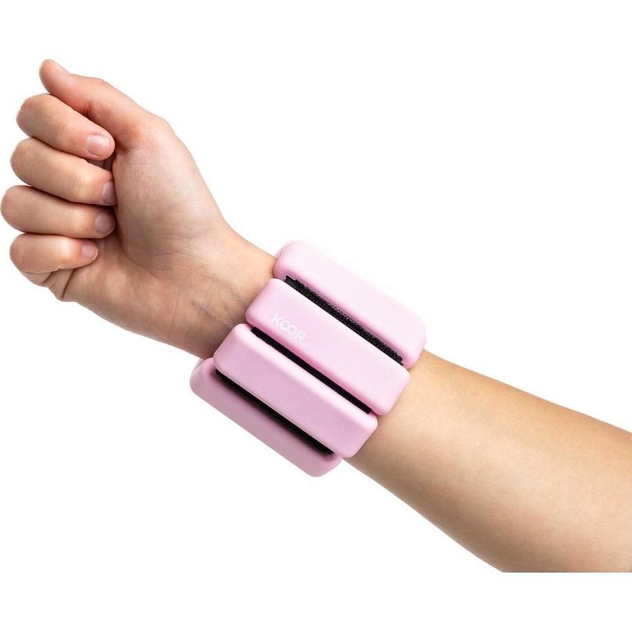 Koor  KOOR Gewichtsmanschetten, Rosa (2x0.5kg) 