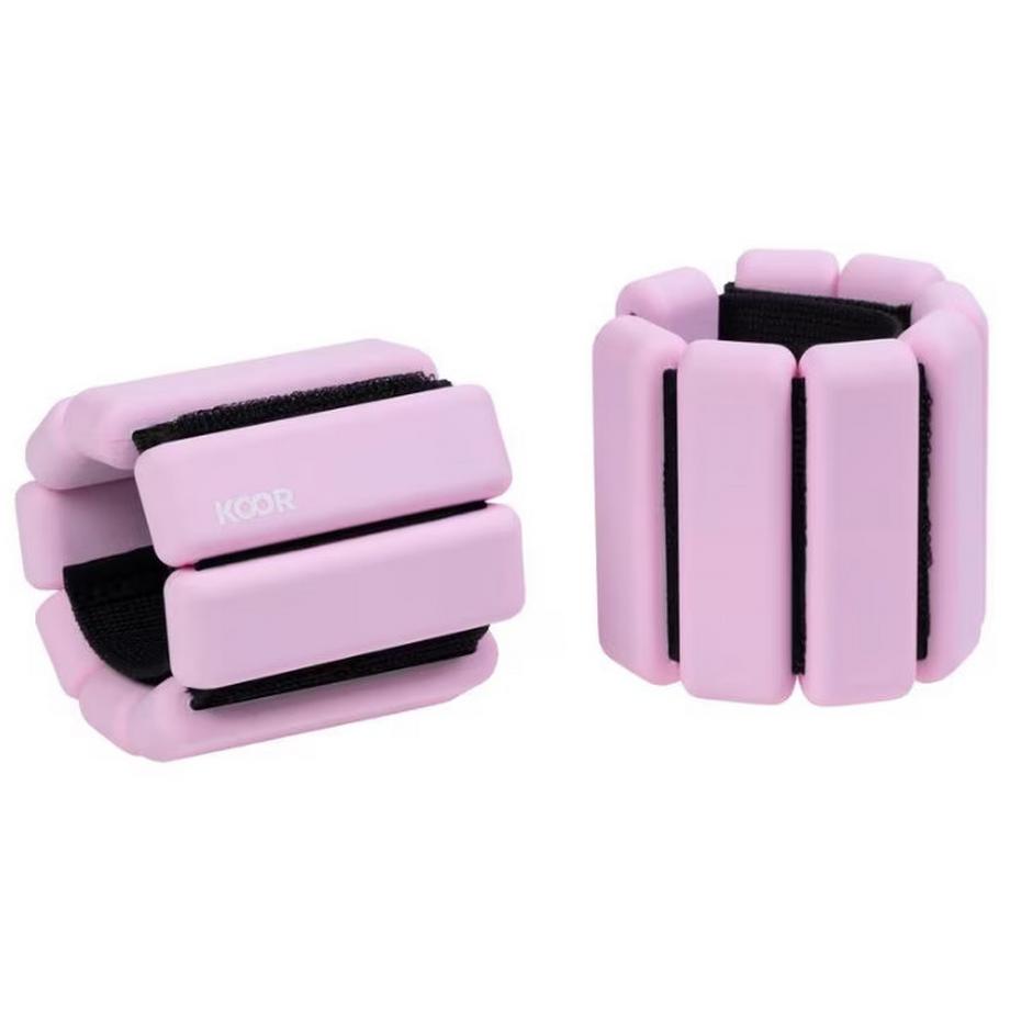 KOOR Gewichtsmanschetten, Rosa (2x0.5kg)