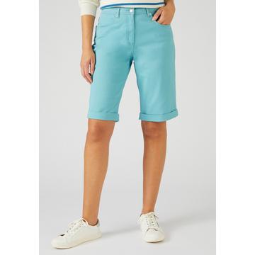 Bermudas aus Baumwollstretch.