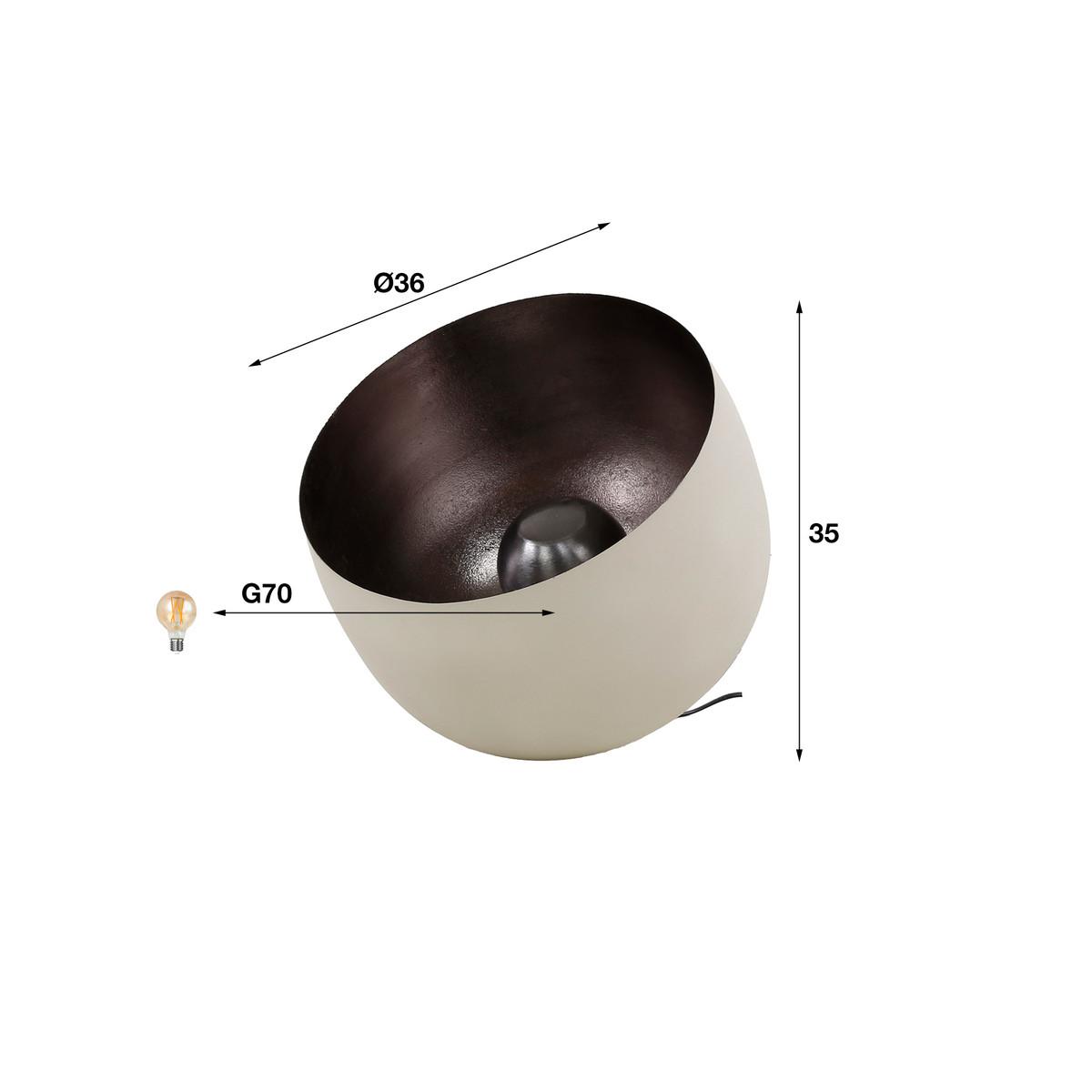 mutoni industrial Tischlampe Basket 36  