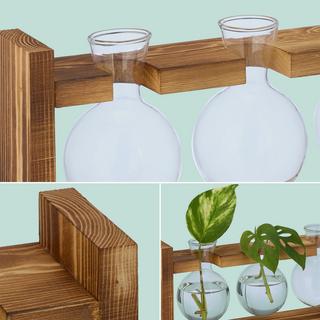 Northix Vase tube à essai avec support  