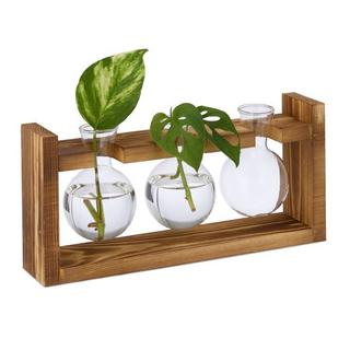 Northix Vase tube à essai avec support  