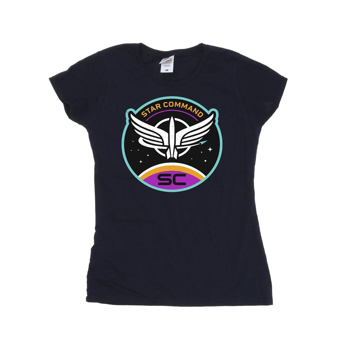 Image of Lightyear Star Command Circle Tshirt Damen Marine S