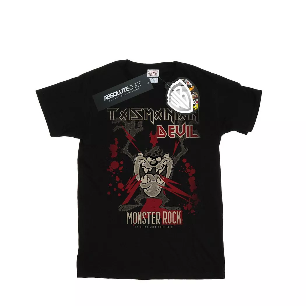LOONEY TUNES - Monster Rock TShirt, für Damen, Schwarz, Größe S