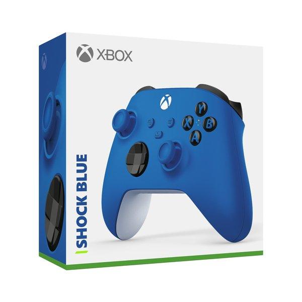 Microsoft  Xbox Wireless Controller Blue Blau Bluetooth/USB pad Analog / Digital Xbox One, Xbox One S, Xbox One X 