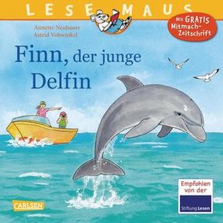 LESEMAUS 127: Finn, der junge Delfin Neubauer, Annette; Vohwinkel, Astrid (Illustrationen) Gebundene Ausgabe 