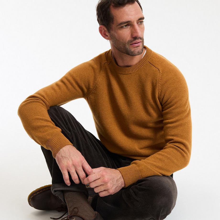 La Redoute Collections Lambswool Rundhals Pullover  