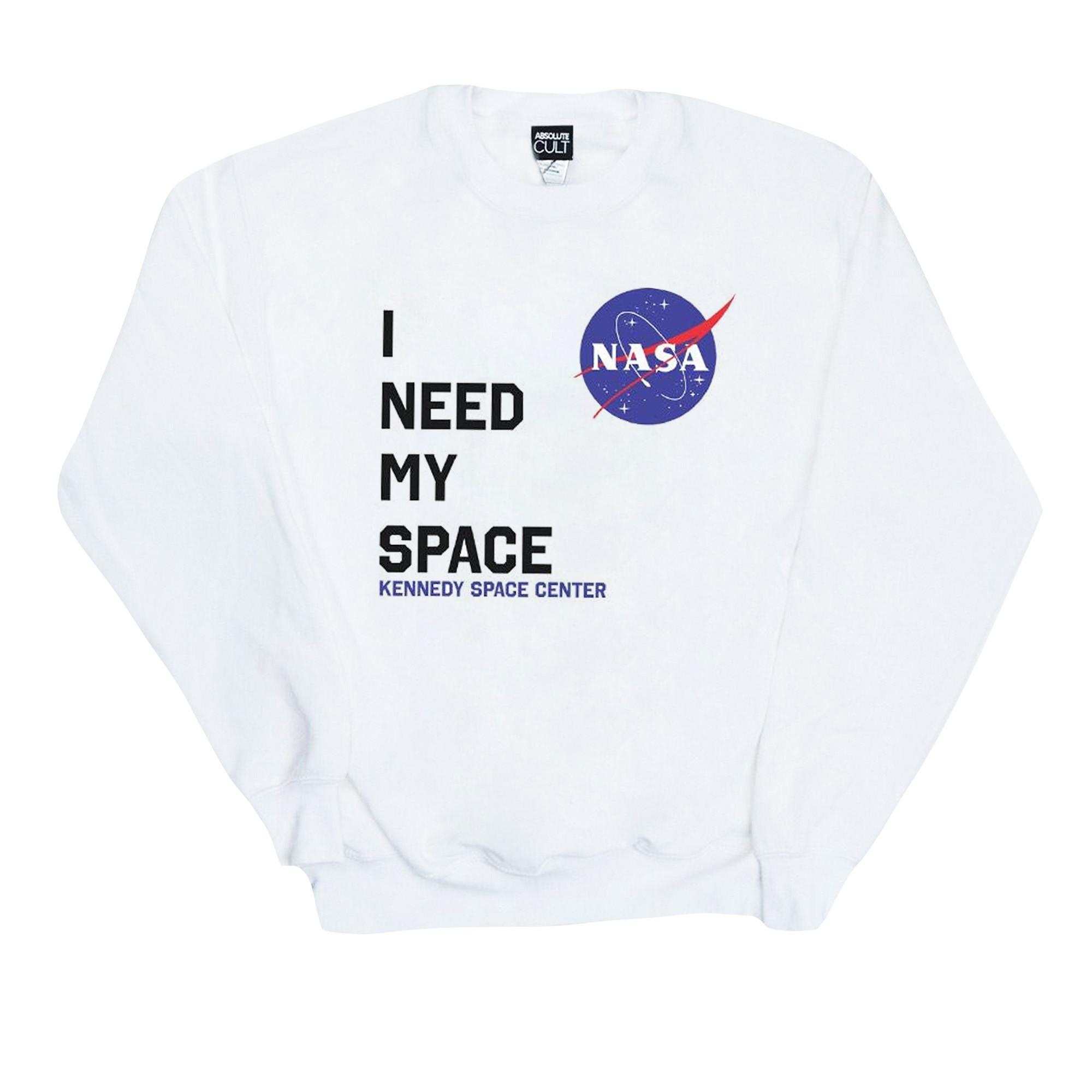Image of I Need My Space Sweatshirt Jungen Weiss 140/146