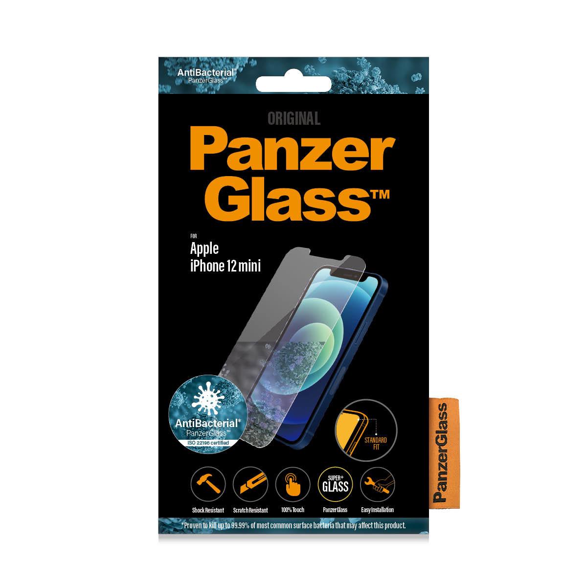 PanzerGlass  ® Displayschutzglas Apple iPhone 12 Mini | Standard Fit 