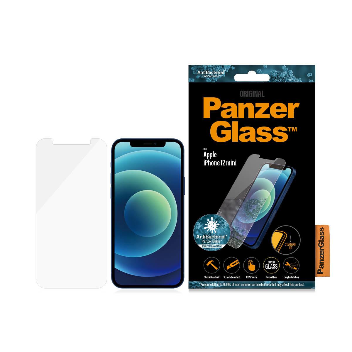 PanzerGlass  ® Displayschutzglas Apple iPhone 12 Mini | Standard Fit 