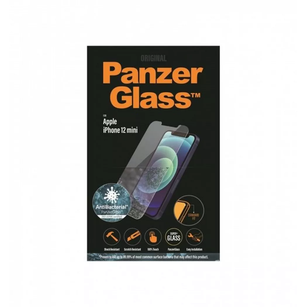 PanzerGlass ® Screen Protector iPhone 12 Mini | Standard Fit Protection d'écran transparent Apple 1 pièce(s)