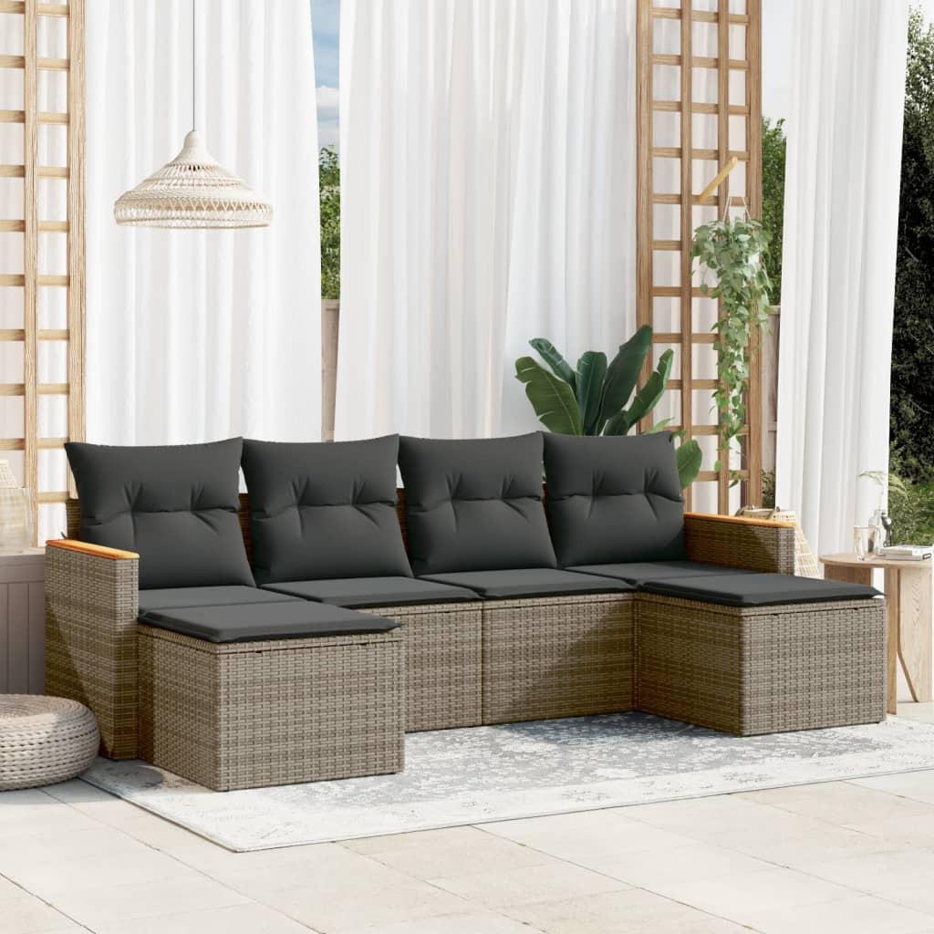 VidaXL Garten sofagarnitur poly-rattan  