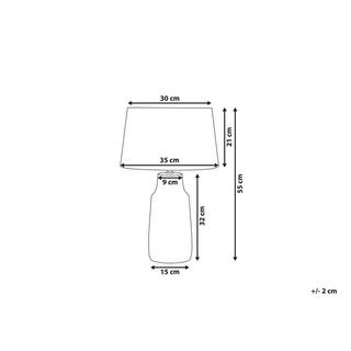 Beliani Lampada da tavolo en Ceramica Retrò THAYA  