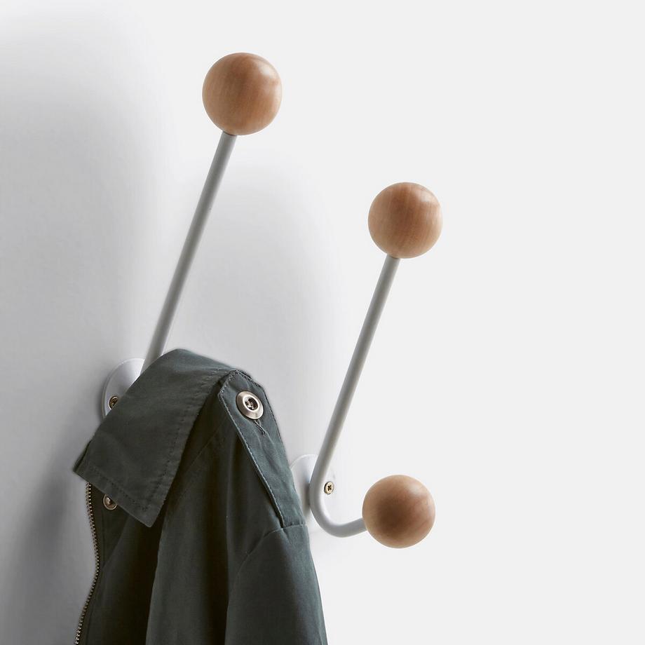 La Redoute Intérieurs 2er-Set Doppel-Wandhaken Agama  