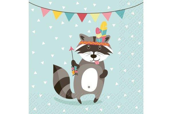 STEWO INTERNATIONAL STEWO Serviette Matz 33x33cm 2572619441 blau hell 20 Stück  