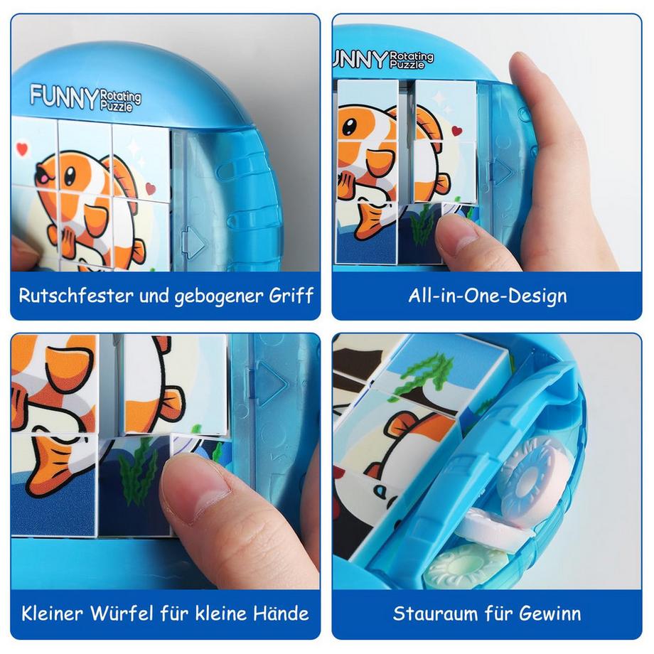 Activity-board  4 in 1 Puzzles Lernspielzeug Motorikspielzeug 