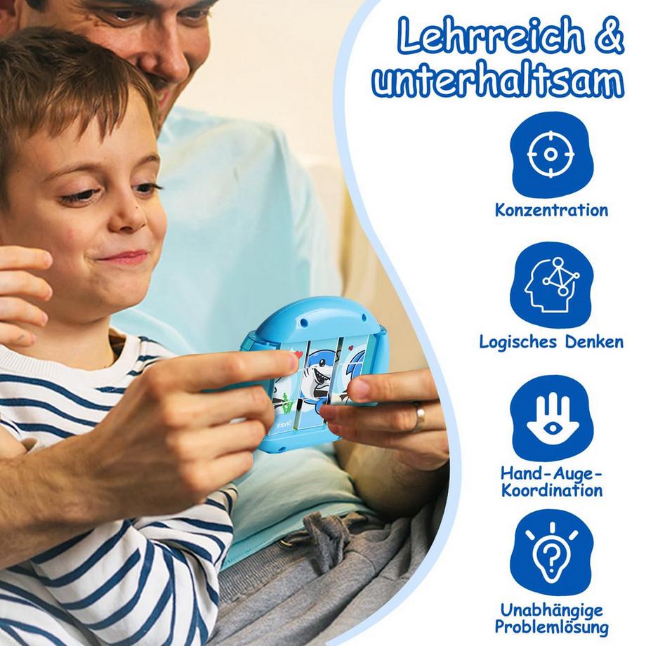 Activity-board  4 in 1 Puzzles Lernspielzeug Motorikspielzeug 