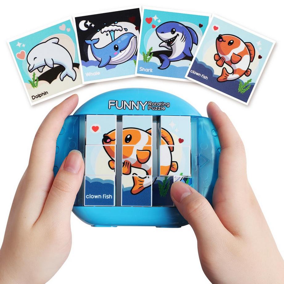 4 in 1 Puzzles Lernspielzeug Motorikspielzeug