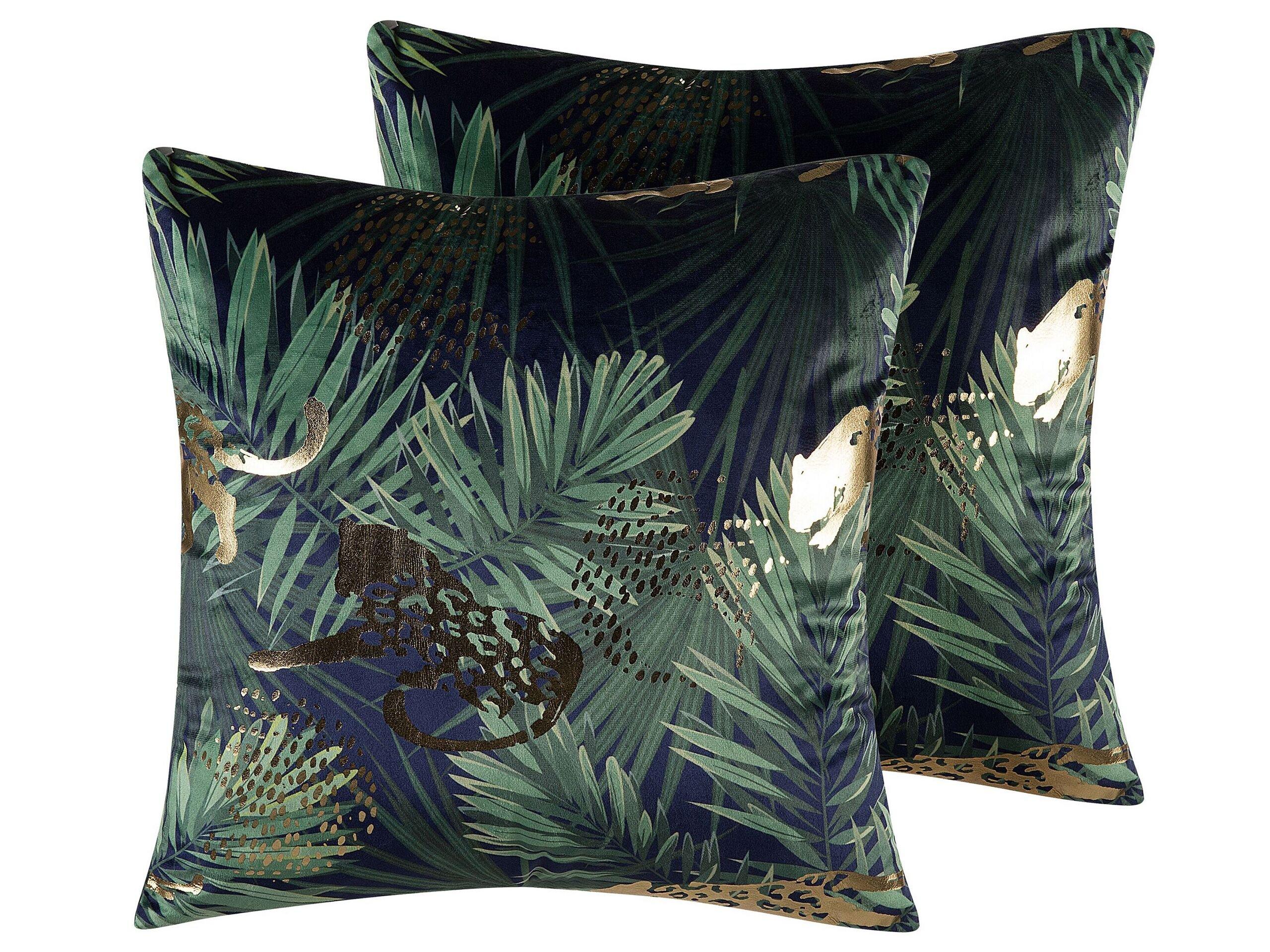 Image of Kissen 2er Set aus Samtstoff Modern BELLEROSE Kissen 2er Set aus Samtstoff Modern BELLEROSE