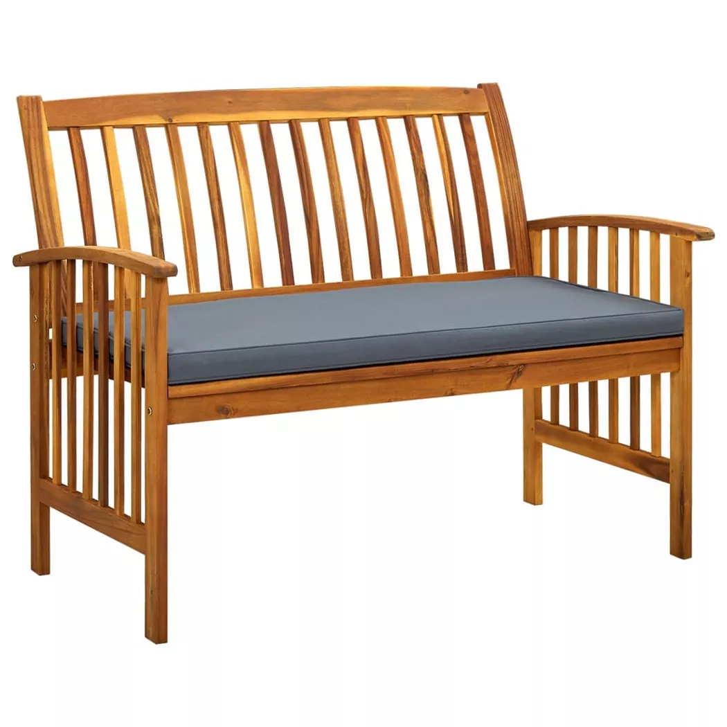 VidaXL - panca Legno di acacia, One Size, Grigio