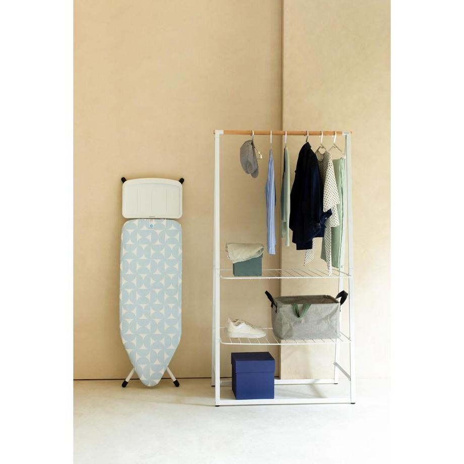 brabantia Bügeltisch mit Dampfstationsablage Fresh Breeze 124 x 38  