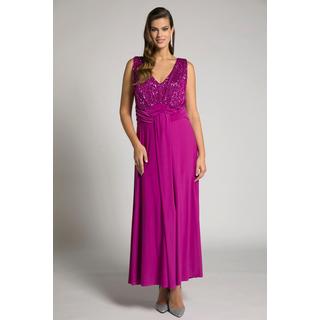 Ulla Popken  Robe du soir, broderie de paillettes, drapé 