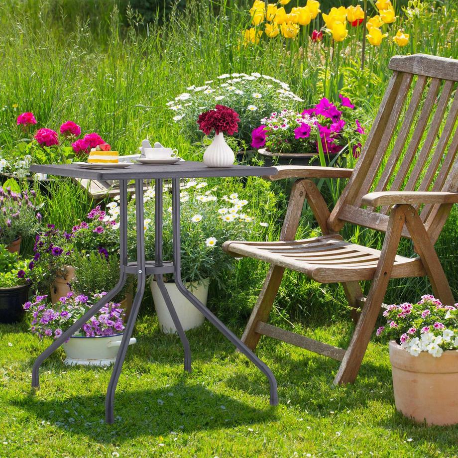 B2X Gartentisch iner Holzoptik  