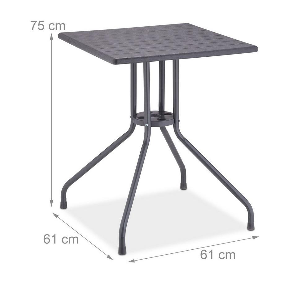 B2X Gartentisch iner Holzoptik  