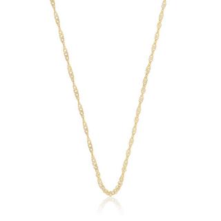 MUAU Schmuck  Collier Singapur Gelbgold 750, 1.9mm, 50cm 