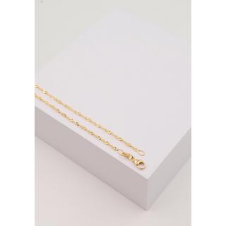 MUAU Schmuck  Collier Singapur Gelbgold 750, 1.9mm, 50cm 