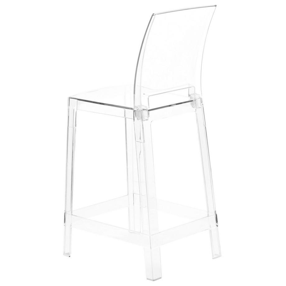 Beliani Set di 2 sedie alte en Policarbonato Moderno WELLINGTON  