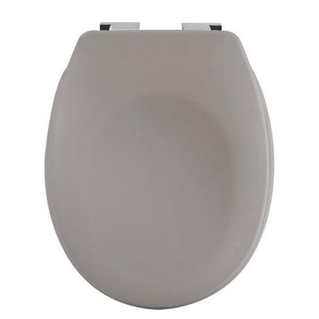 spirella Toilettensitz Duroplast NEELA Matt Taupe - Verchromte ABS-Scharniere  