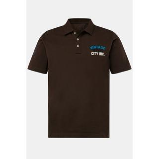 JP1880  Maglia polo in piqué con mezze maniche, collo polo e ricamo sul petto, fino alla tg. 8XL 